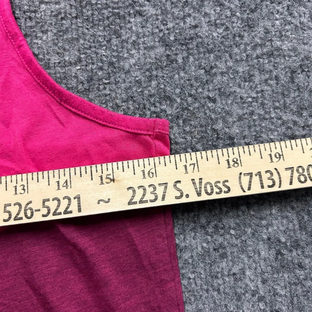Nike Tank Top Womens Size M Pink Colorblock Dri-Fit Running Racerback Athletic